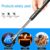 Arc Lighter with USB Charging,Flameless Windproof,LED Battery Display,Safety Switch,Rotate 360 Degrees,for Aromatherapy (Random Colors)