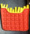 French Fries Pop it Sensory Fidget Toy
